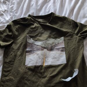 Goodfellow & Co Forest Green Scenic Tee